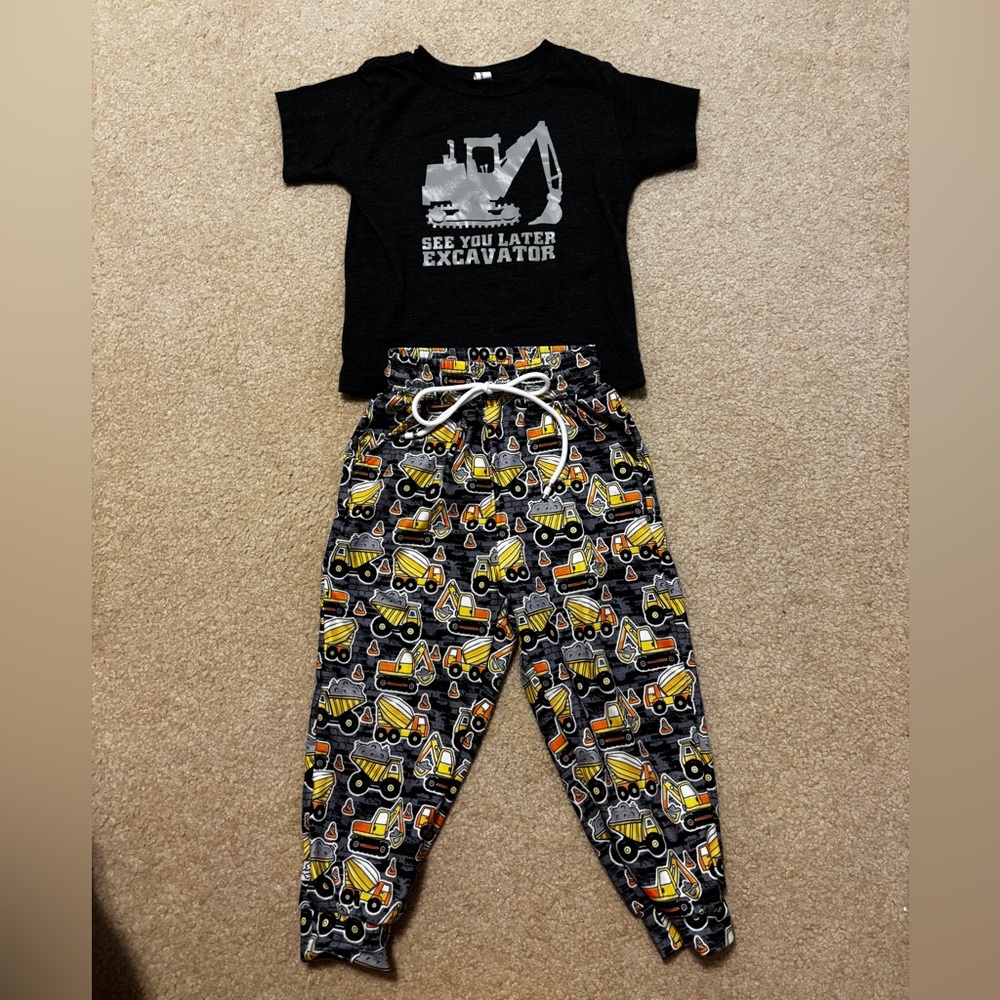 Toddler Construction Outfit Set Size 3T